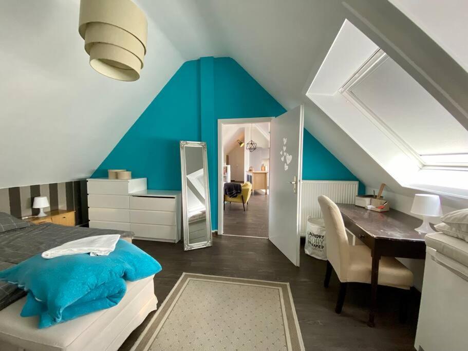 Light Flow Stylish Attic House. M. Balcony Rastatt Exteriör bild